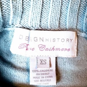 100% Cashmere Sweater by DESIGN HISTORY